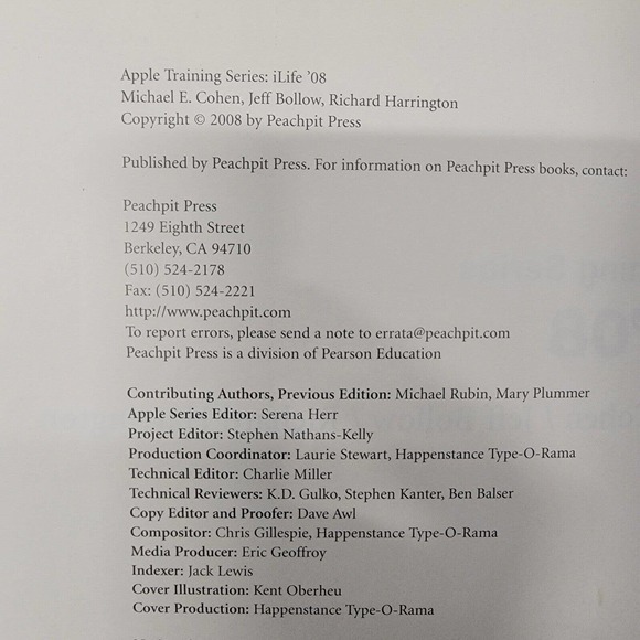 Apple Training Series ILife '08 : IPhoto, iMovie, GarageBand, iWeb, IDVD - Picture 7 of 11